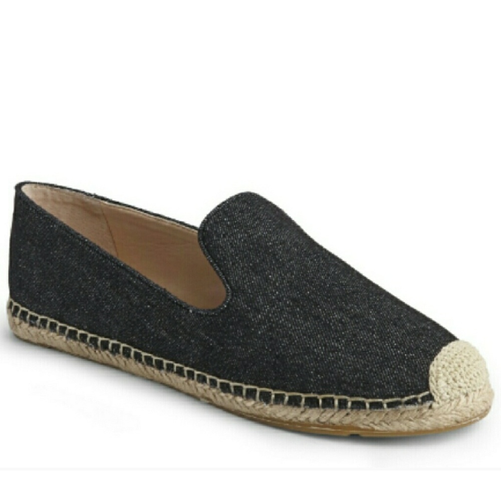Vince Camuto denim espadrille slip on flats